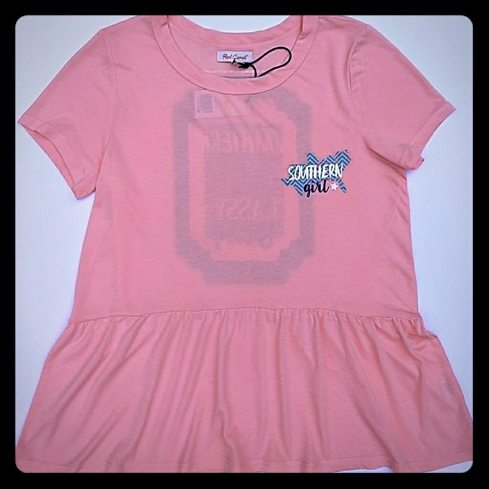 🆕 Red Camel Southern Girl Peplum Top